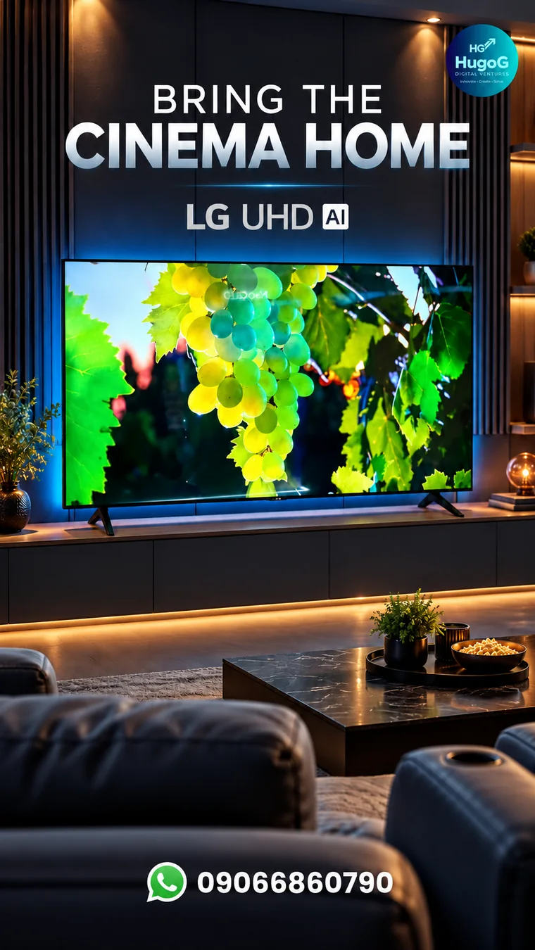 HugoG TV advert creative